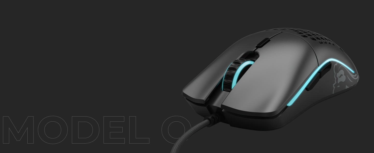 Glorious Gaming Model O Souris de jeu filaire - 67 g, design super léger en nid d’abeille, RGB