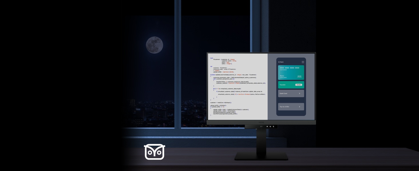 Discover enhanced eye protection during dark room usage with our Night Hours Protection.