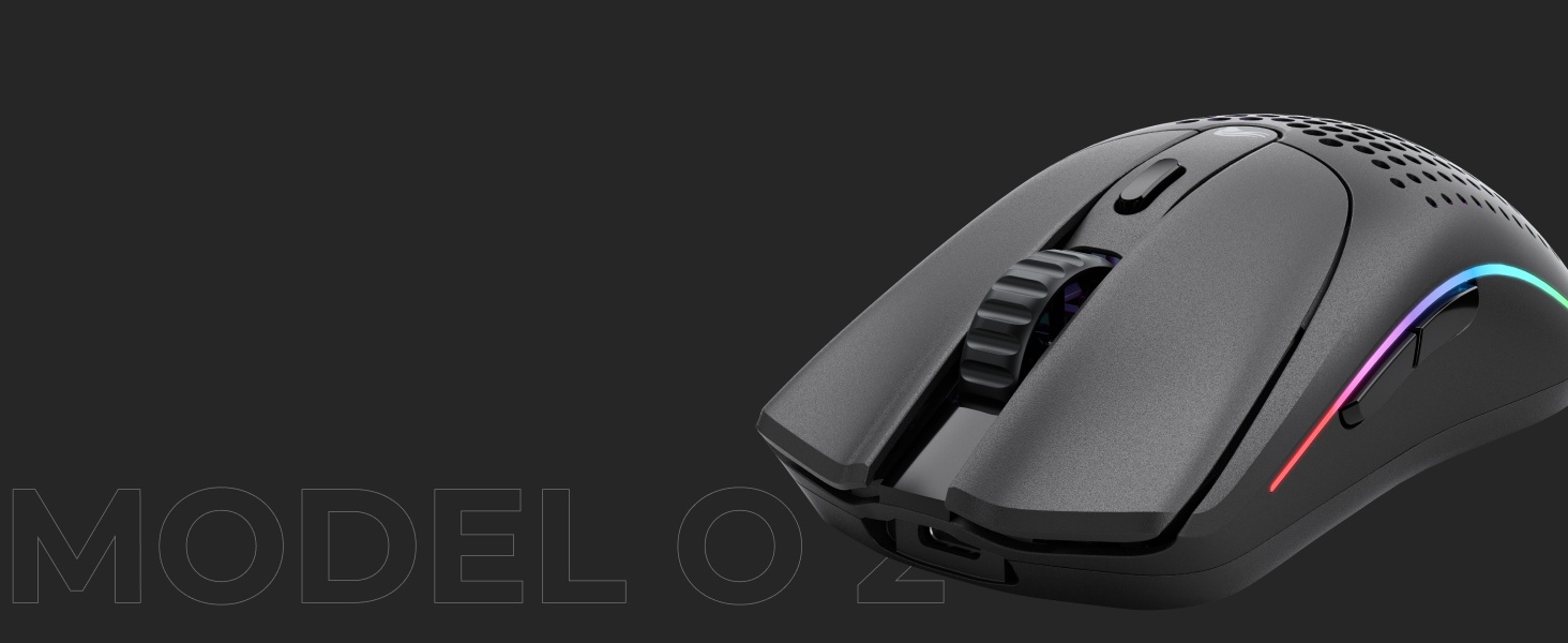 Glorious Gaming Model O 2 Wireless Gaming Mouse - Hybrid 2.4GHz & Bluetooth Wireless, 68g Superlight