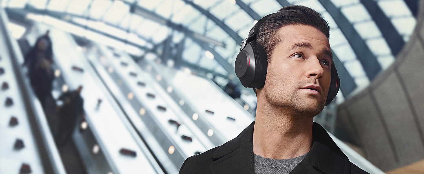 Evolve2 85 schnurloses Headset mit aktiver Geräuschunterdrückung. Integrierte Busylight. Bluetooth