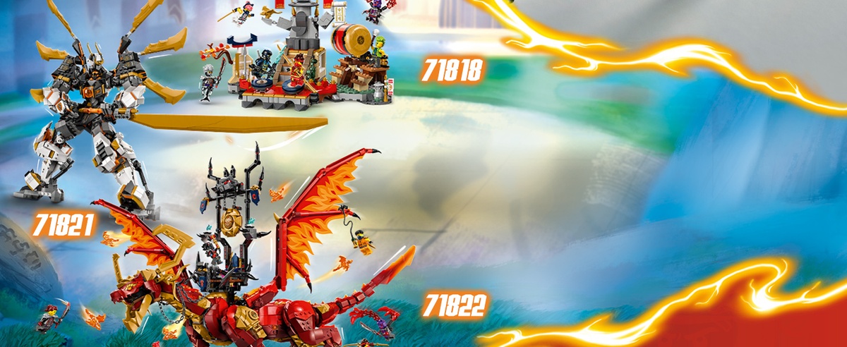 LEGO 71821 Ninjago Cole's Reusachtige Drakenmecha