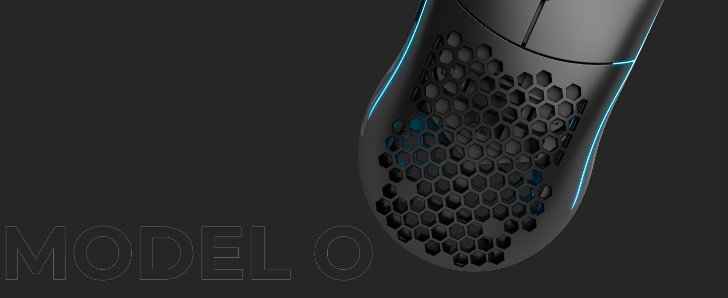 Glorious Gaming Model O Wireless Gaming Mouse - Superlicht, 69g Honingraatontwerp, RGB, Ambidextrous