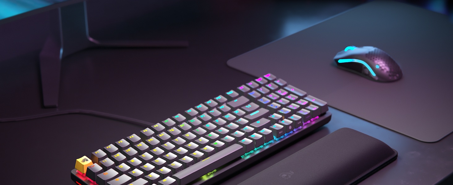 Glorious Gaming Model O Souris de jeu filaire - 67 g, design super léger en nid d’abeille, RGB