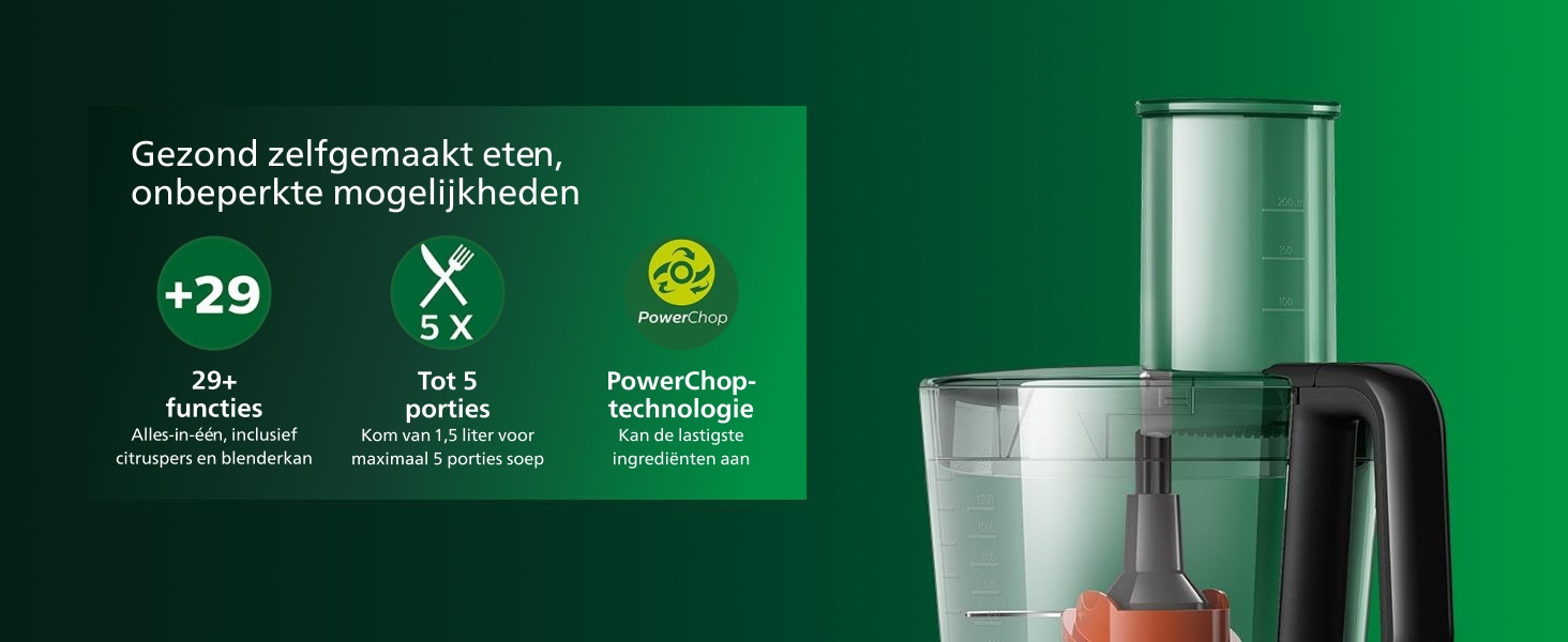 Gezond zelfgemaakt eten, onbeperkte mogelijkheden