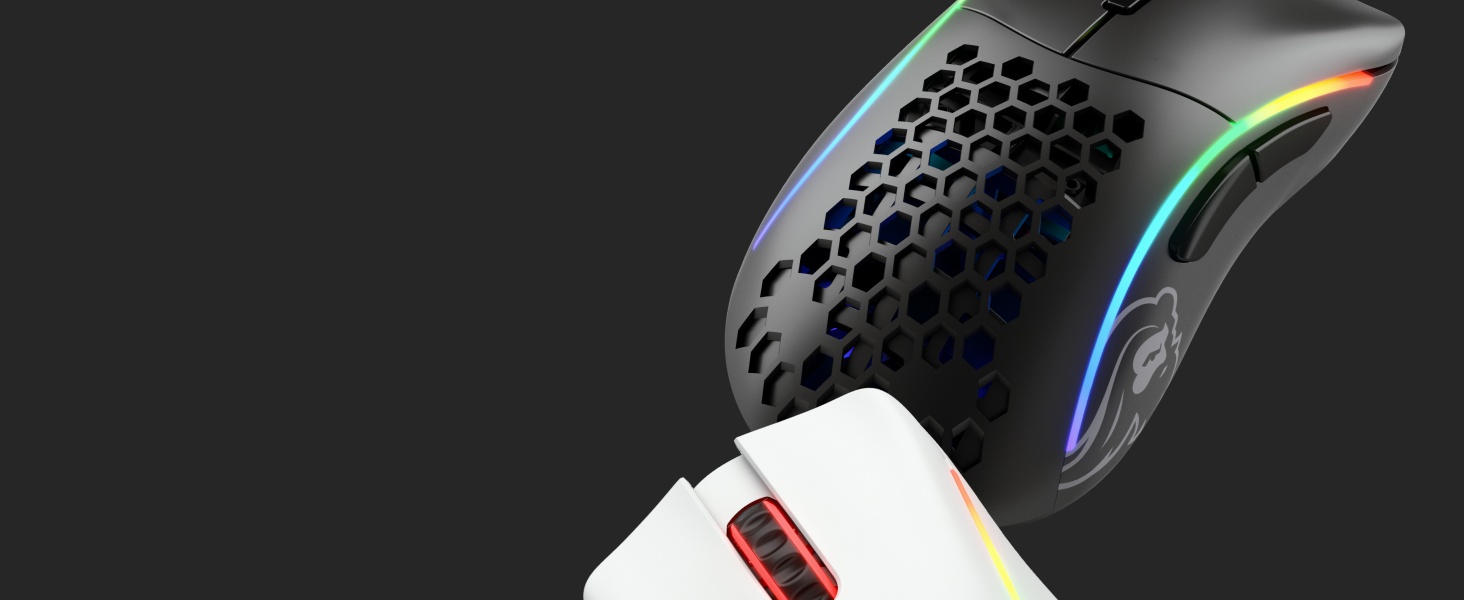 Glorious Gaming Model D Wireless Souris de jeu sans fil, Superlégère, 69 g, sans fil 2,4 GHz 