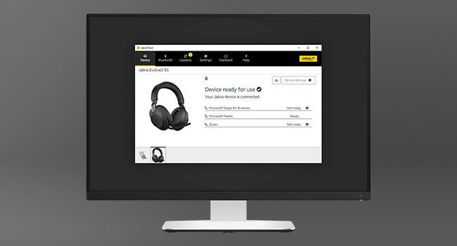 Mit Jabra Direct verfügt Ihr Headset immer über die aktuellste Firmware.