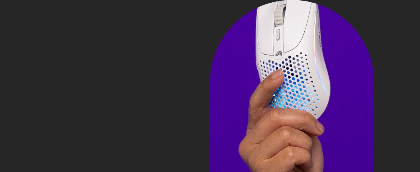 Glorious Model O 2 Mini gaming-muis, superlicht, 26K optische sensor, Motion Sync, 6 knoppen