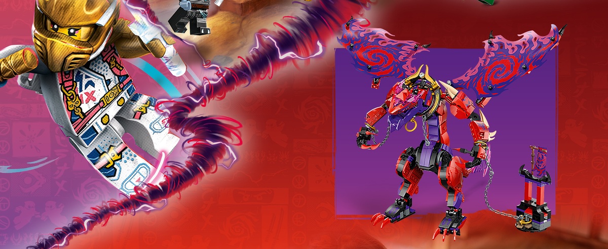 LEGO Ninjago 71832 Thunderfang Dragon of Chaos  | Lobbes Speelgoed
