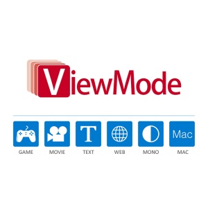 Viewmode Presets Game Webfilm Tekst Mono Mac Curve Gamma Temperatuur Contrast Helderheid