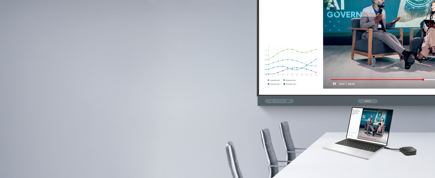 BenQ InstaShow WDC15 with Smooth Streaming of Protected Content              