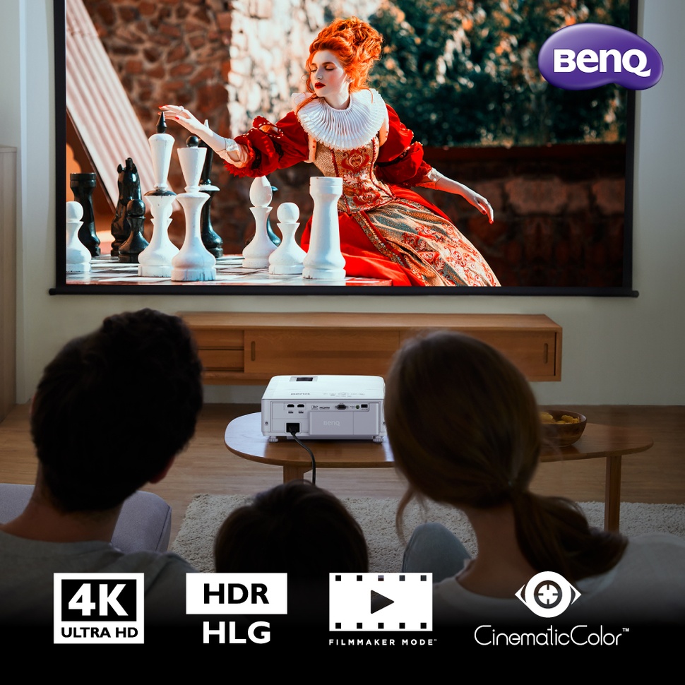 W1800 home projector expands the level of futuristic cinematic experience in your living room