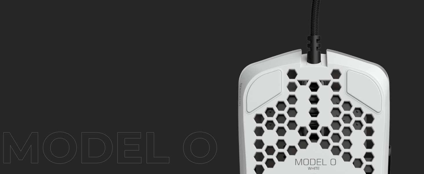 Glorious Gaming Model O Souris de jeu filaire - 67 g, design super léger en nid d’abeille, RGB