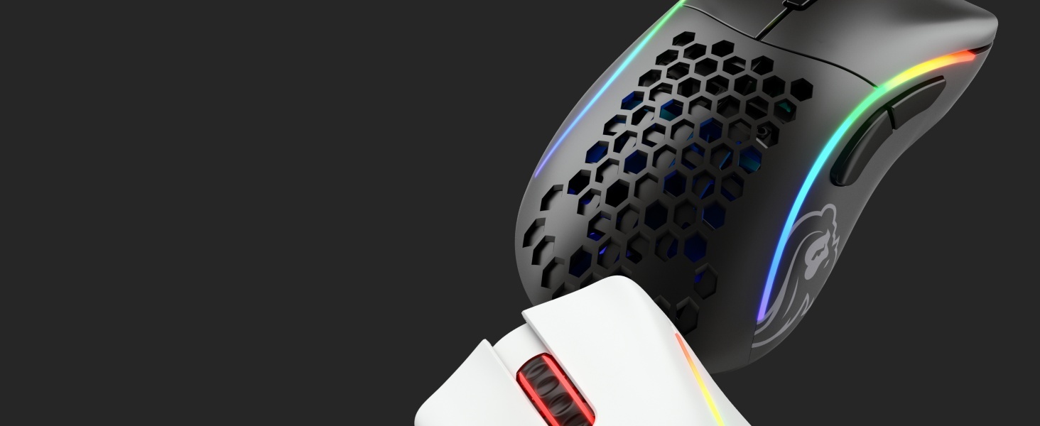 Glorious Gaming Model D Wireless Gaming Mouse - 69g Superlight, Lag Free 2.4Ghz Wireless, Ergonomic