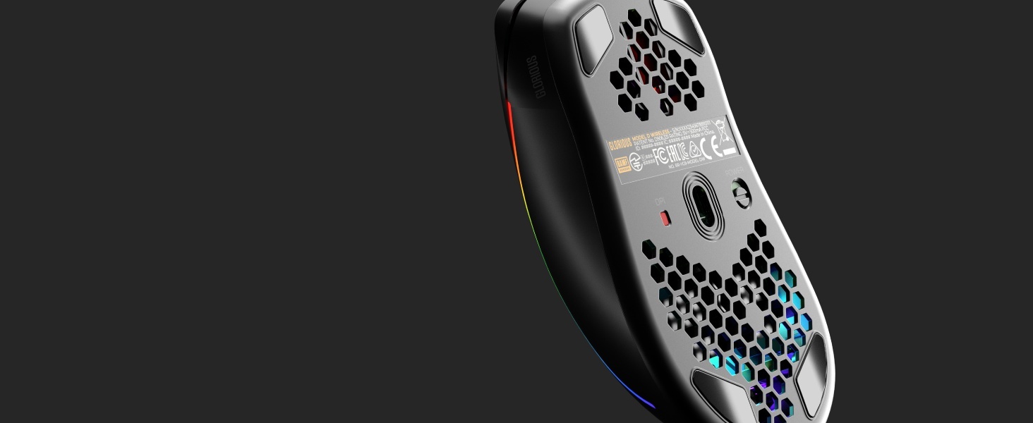 Glorious Gaming Model D 2 Wired Gaming Mouse - Superlight 58g, 26K Optical Sensor, 6 Buttons