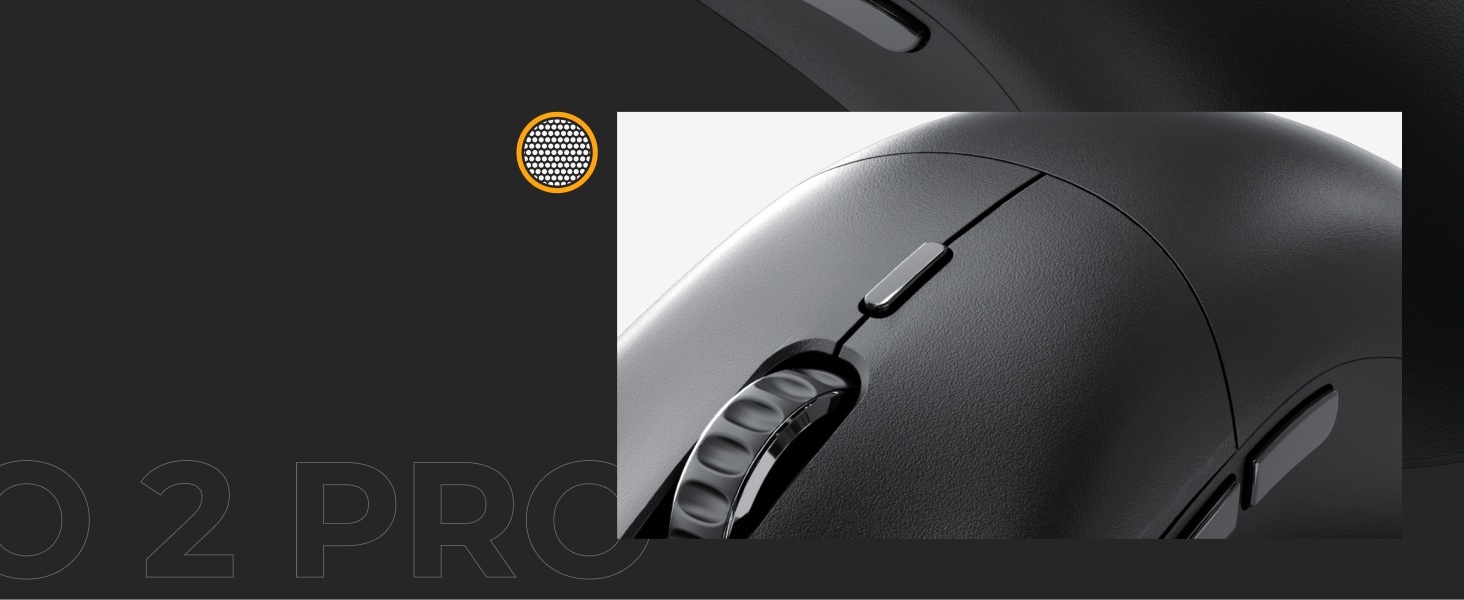 Glorious Gaming Model O 2 PRO Wireless Gaming Mouse - 2.4GHz draadloos 1ms vertraging, 100M klikken