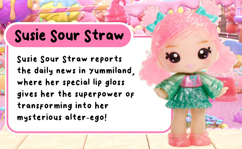 Yummiland Lip Gloss S2-Susie Sour Straw