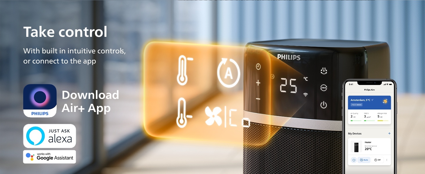 5000 Series Smart Tower Ceramic Heater | Home Life Products | Philips