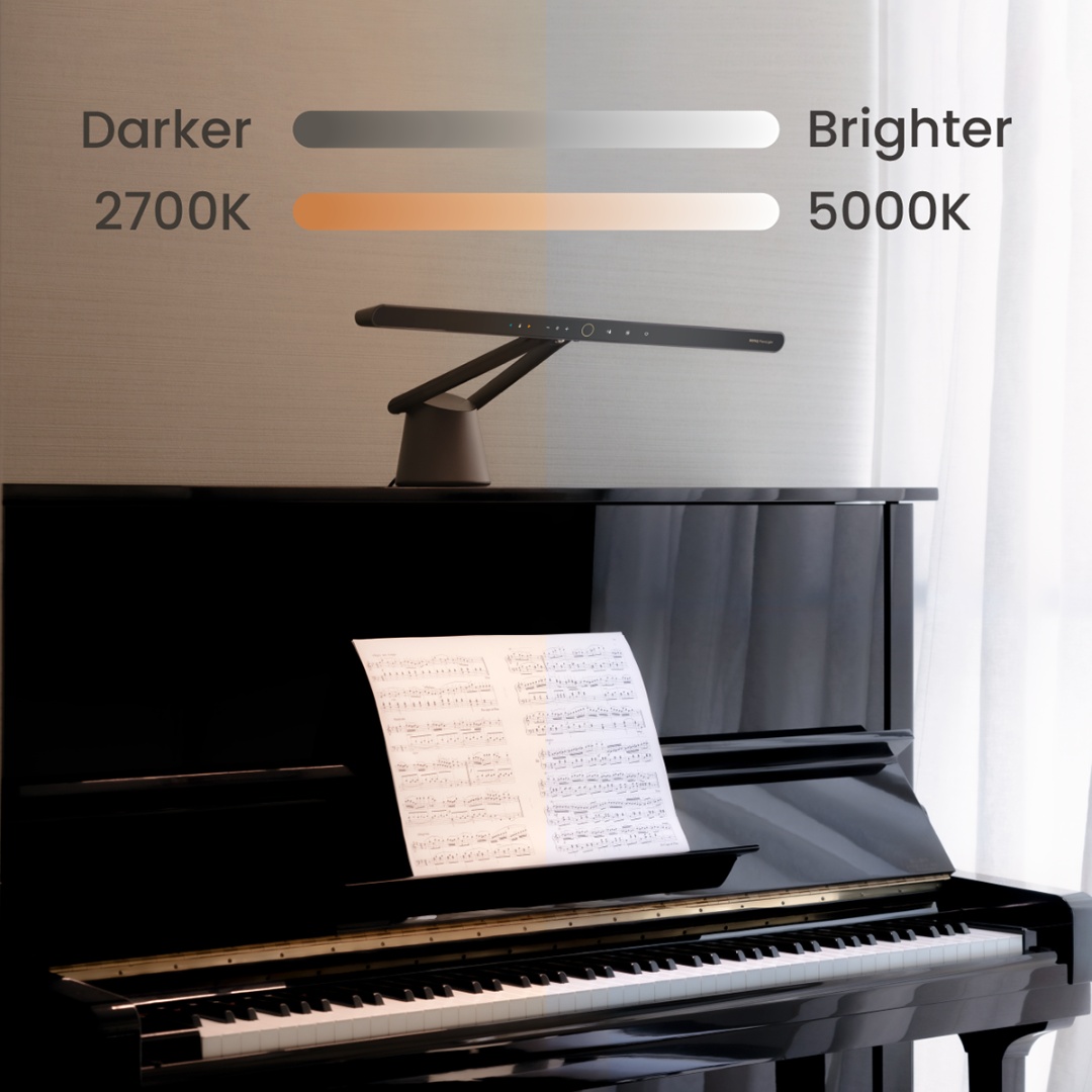 Adjustable color temperature from 5000K to 2700K