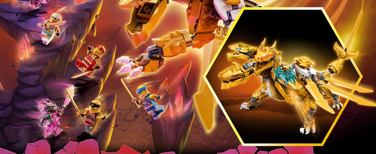 LEGO® 71774 Lloyd's Golden Ultra Dragon - ToyPro