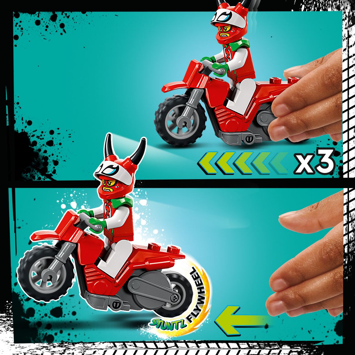 レゴリス君 Amazon.com: LEGO City Stuntz Reckless Scorpion Stunt Bike Set