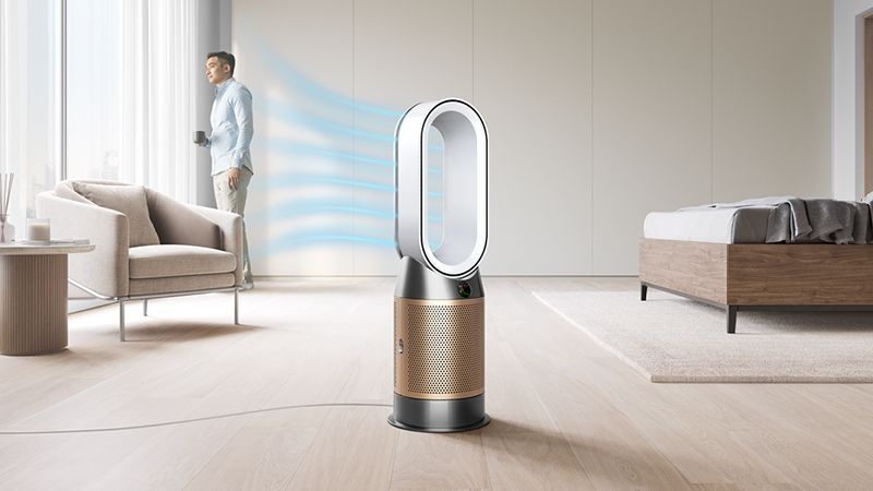 Dyson Purifier Hot + Cool HP09 Formald�hyde - Purificateur d'air, chauffage, ventilateur sans pale - blanc/or image 22 | Rakuten
