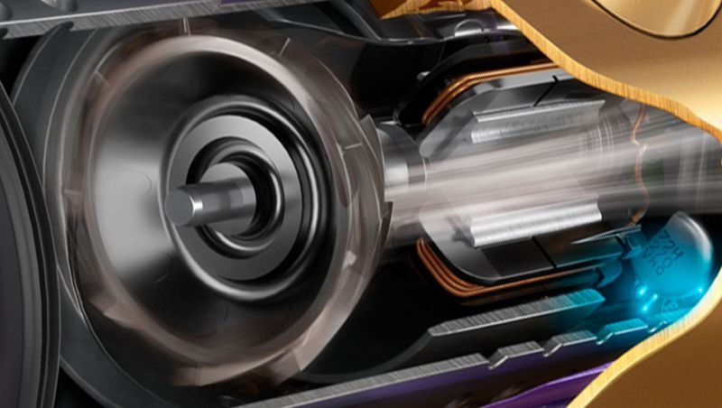 Dyson V12 Detect Slim Absolute - Aspirateur balai - jaune/nickel (448884-01) image 17 | Rakuten