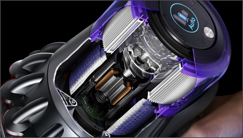 Dyson V11 - Aspirateur - balai/� main (2-en-1) - sans sac - sans fil - bleu/nickel chargeur inclus image 15 | Rakuten