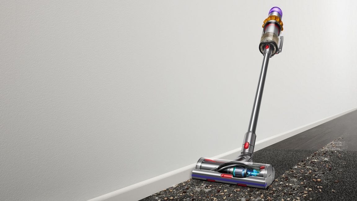 Dyson V15 Detect Absolute - Aspirateur balai jaune/nickel chargeur inclus image 7 | Rakuten