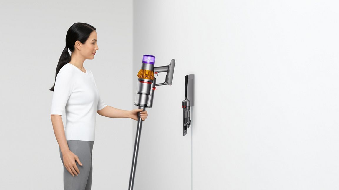 Dyson V15 Detect Absolute - Aspirateur balai jaune/nickel chargeur inclus image 10 | Rakuten