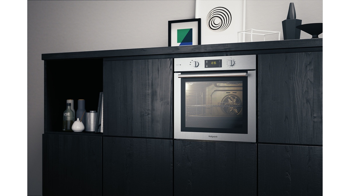 Four électrique Hotpoint FA3S 844 IX HA 71 Litres - Classe A+, Acier Inoxydable