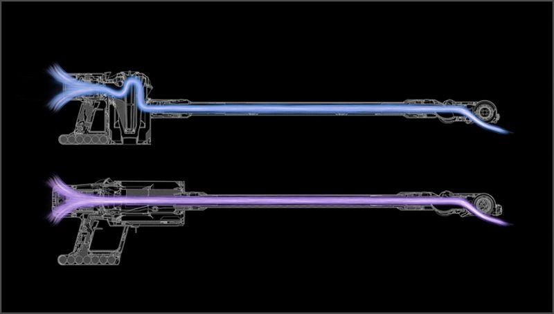 Dyson V11 - Aspirateur - balai/� main (2-en-1) - sans sac - sans fil - bleu/nickel chargeur inclus image 20 | Rakuten