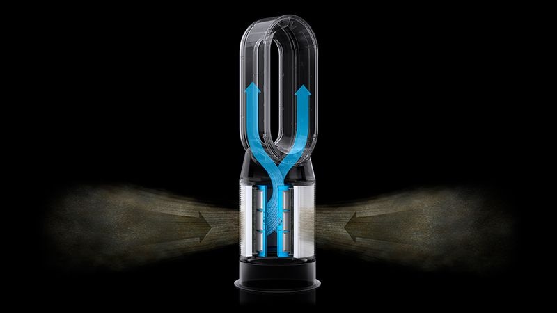 Dyson Purifier Hot + Cool HP09 Formald�hyde - Purificateur d'air, chauffage, ventilateur sans pale - blanc/or image 18 | Rakuten