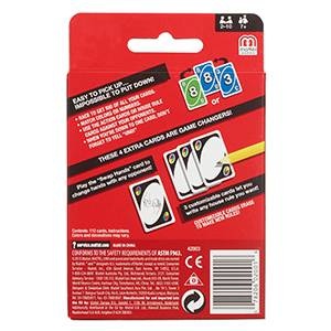 Mattel Games W2087 UNO kaartspel, geschikt voor 2 tot 10 spelers, speelduur ca. 15 minuten.