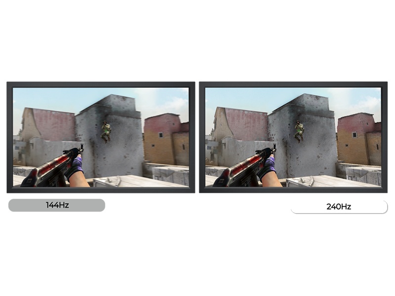 240Hz vs 144Hz