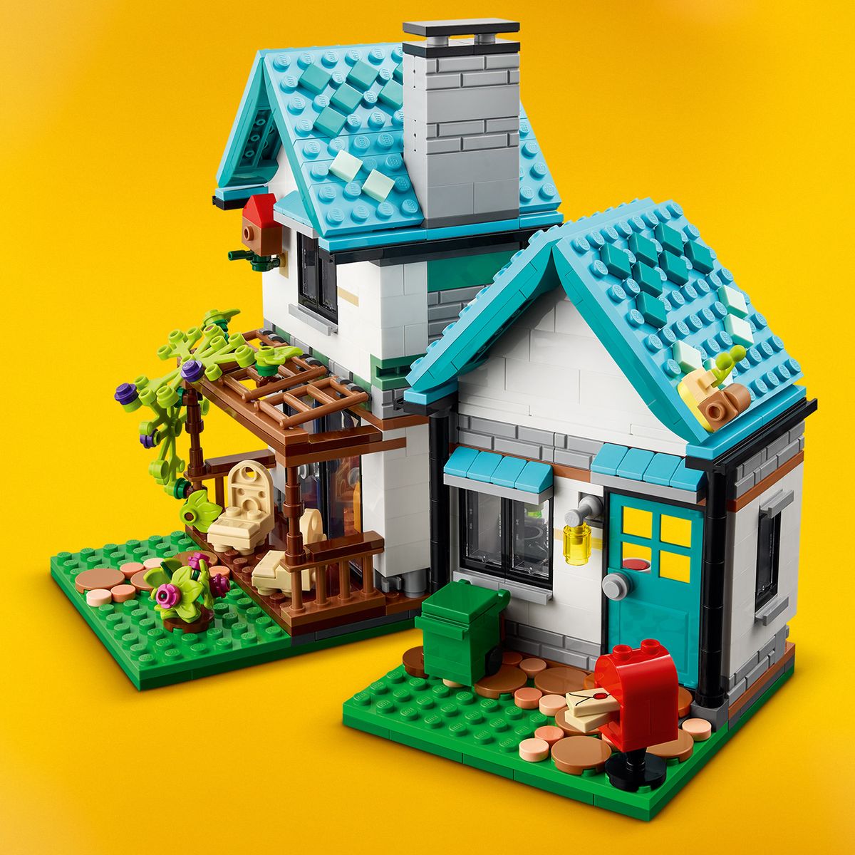 LEGO 31139 Knus Huis: Bouw 3 verschillende huizen met 1 set