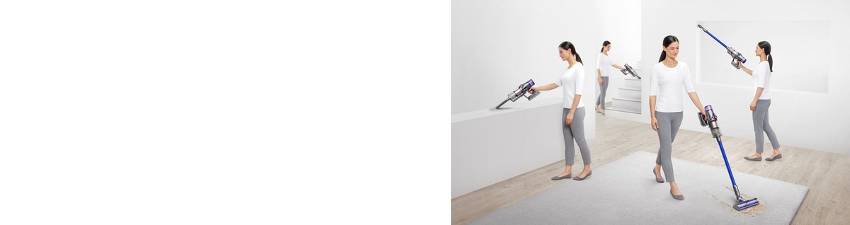 Dyson V11 - Aspirateur - balai/� main (2-en-1) - sans sac - sans fil - bleu/nickel chargeur inclus image 25 | Rakuten