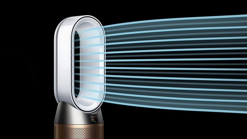 Dyson Purifier Hot + Cool HP09 Formald�hyde - Purificateur d'air, chauffage, ventilateur sans pale - blanc/or image 17 | Rakuten