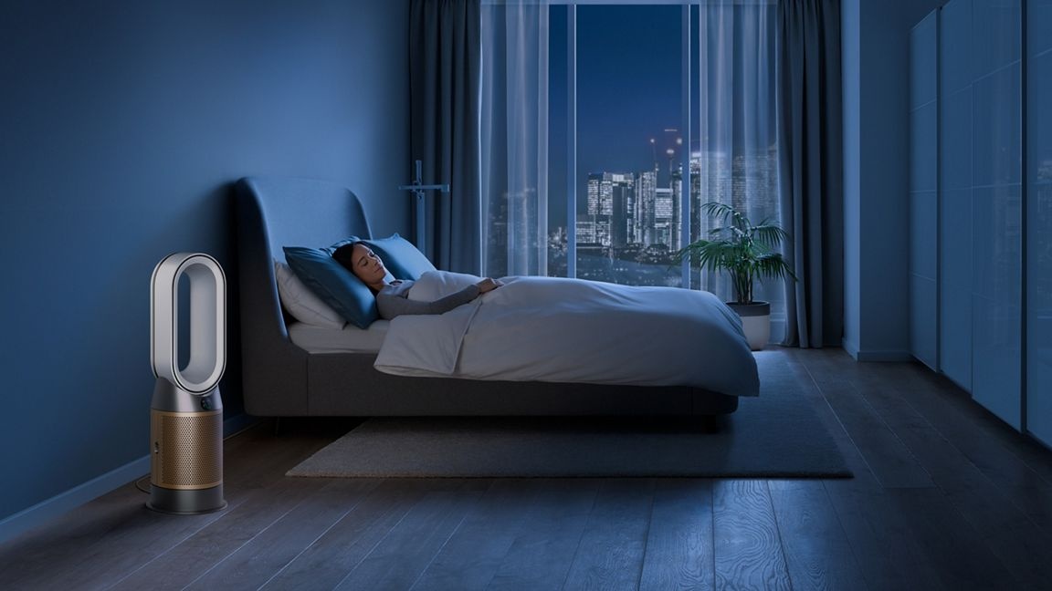 Dyson Purifier Hot + Cool HP09 Formald�hyde - Purificateur d'air, chauffage, ventilateur sans pale - blanc/or image 6 | Rakuten