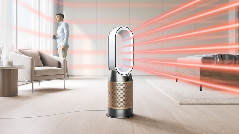 Dyson Purifier Hot + Cool HP09 Formald�hyde - Purificateur d'air, chauffage, ventilateur sans pale - blanc/or image 20 | Rakuten