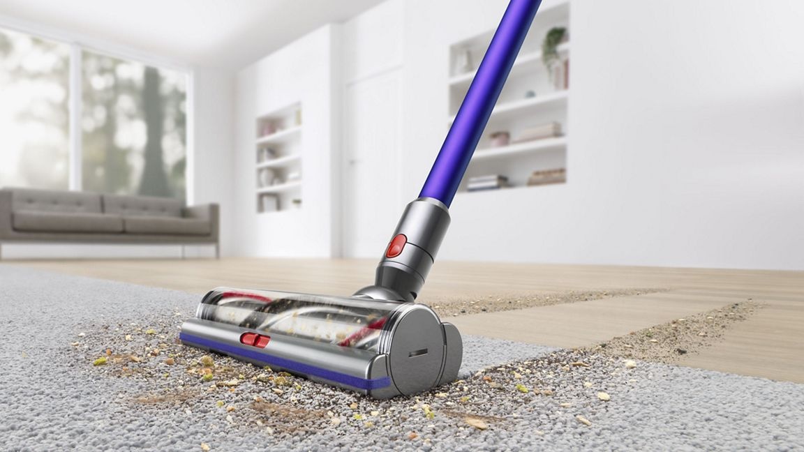 Dyson V11 - Aspirateur - balai/� main (2-en-1) - sans sac - sans fil - bleu/nickel chargeur inclus image 5 | Rakuten
