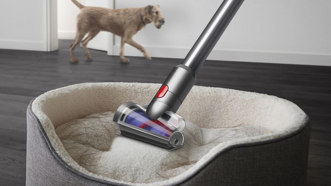 Dyson V12 Detect Slim Absolute - Aspirateur balai - jaune/nickel (448884-01) image 6 | Rakuten